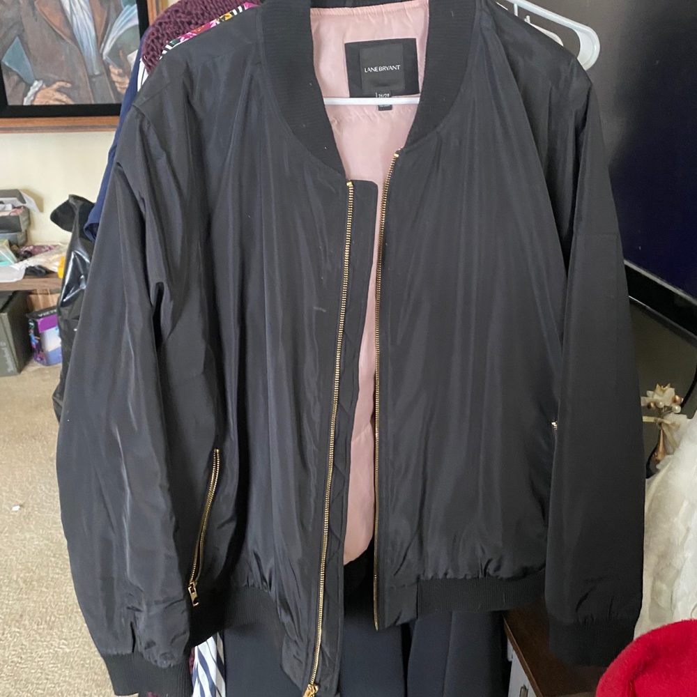Bomber Jacket Size 26/28 black
